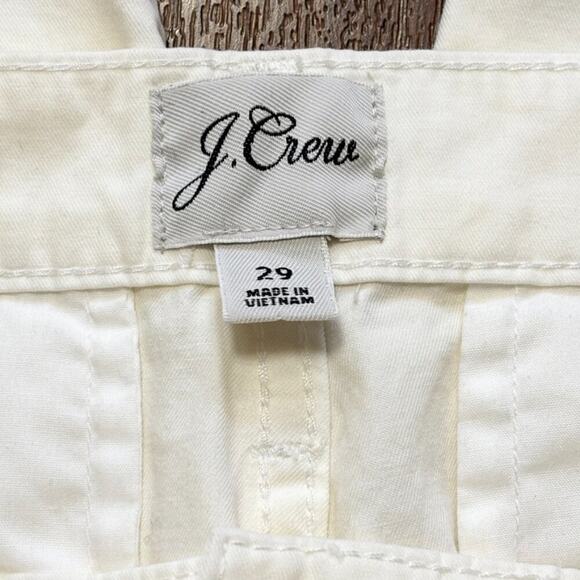 NEW J.CREW Slouchy Boyfriend Chino Pants in Ecru  Flat front  SZ 10 - Picture 6 of 11
